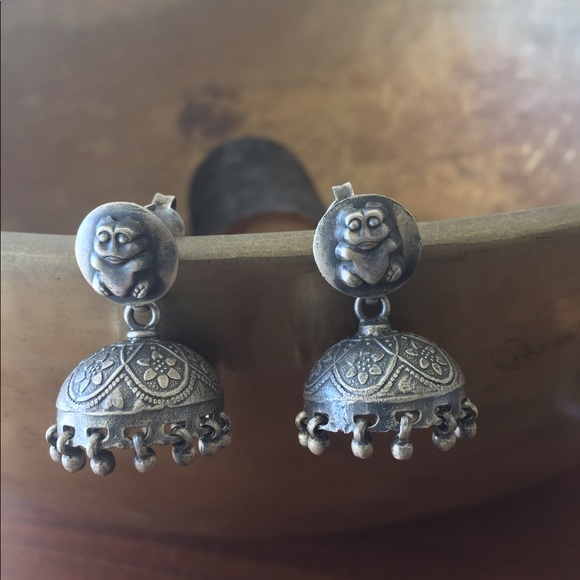 Jewelry - Vintage Special Old Indian Silver Earrings